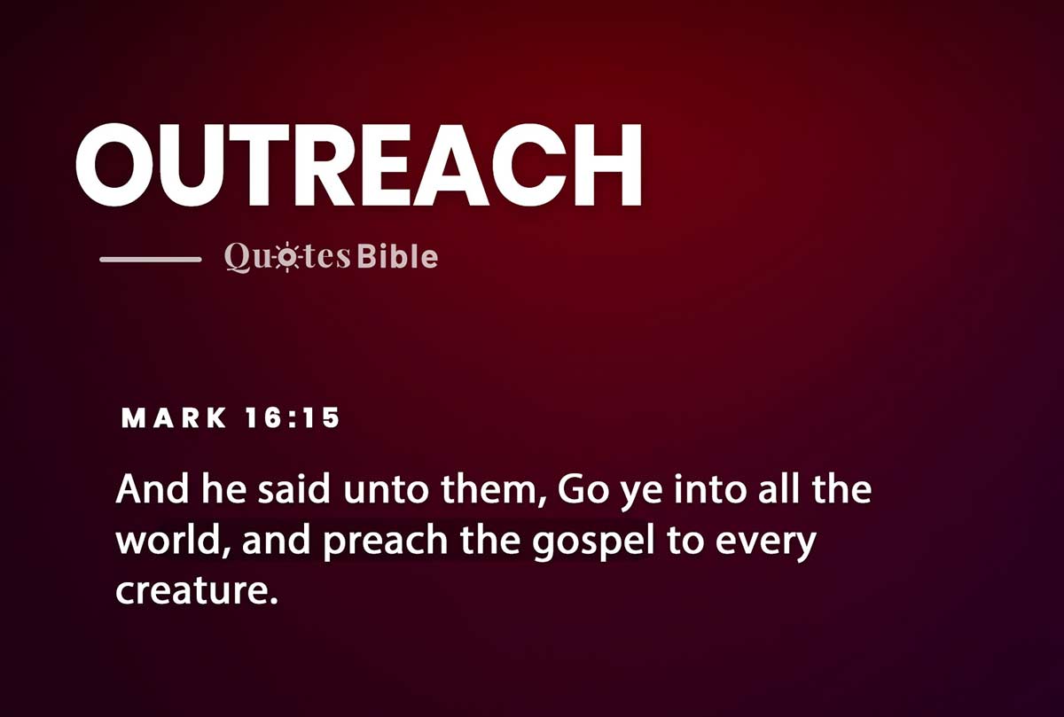 outreach bible verses photo