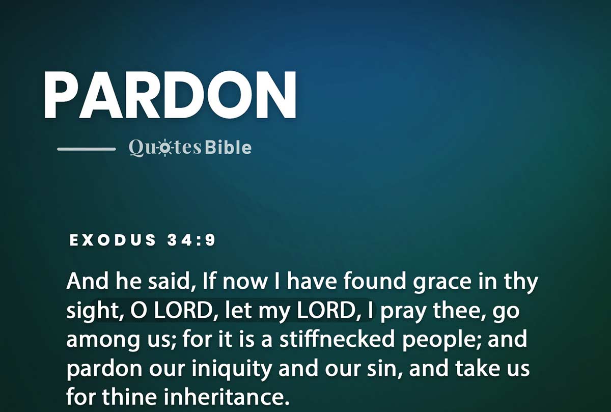 pardon bible verses photo