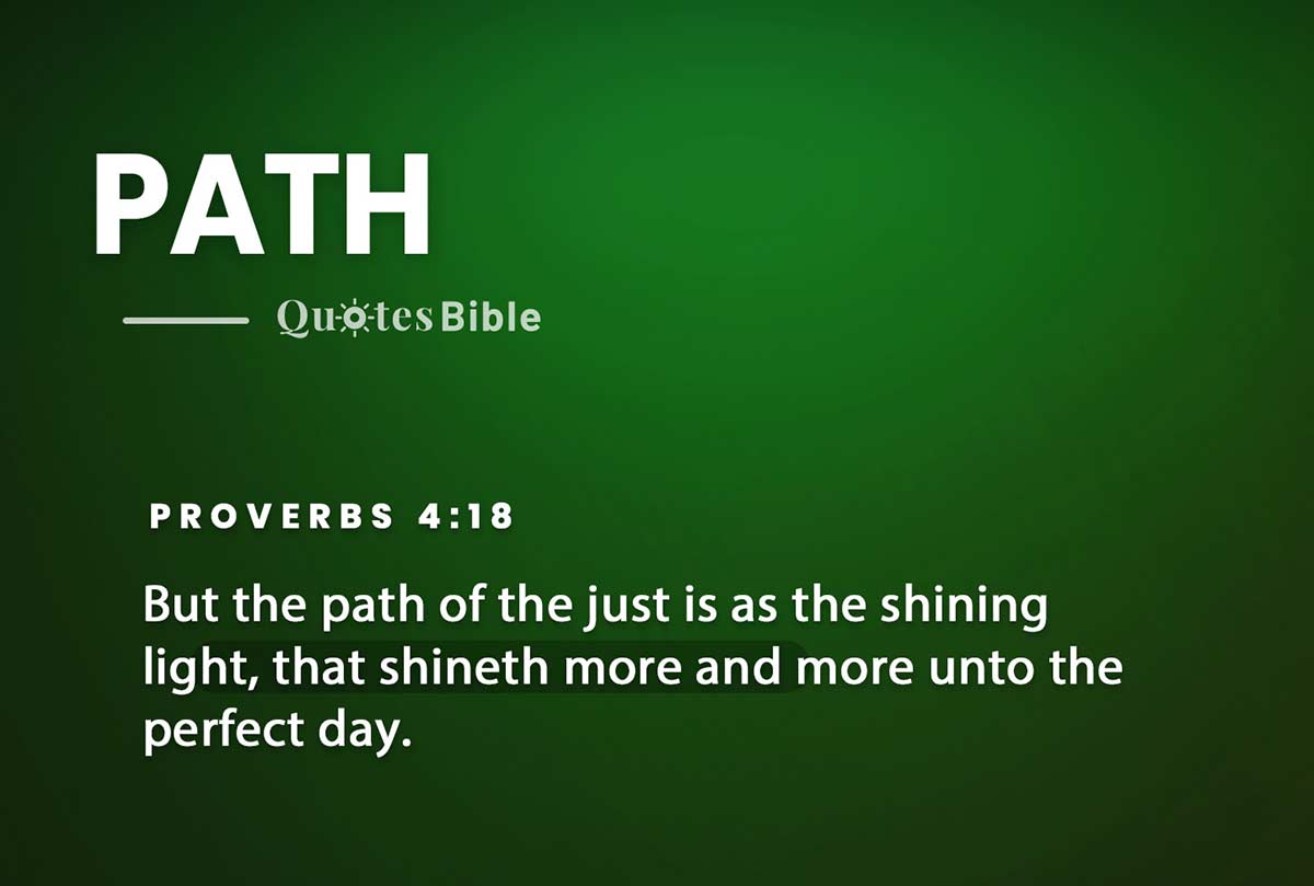 path bible verses photo