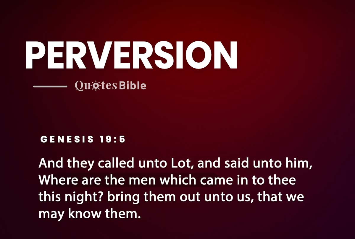 perversion bible verses photo