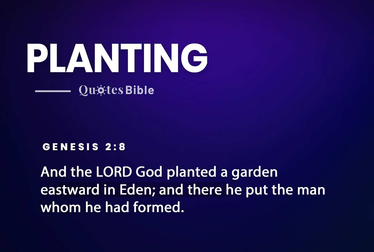 planting bible verses photo