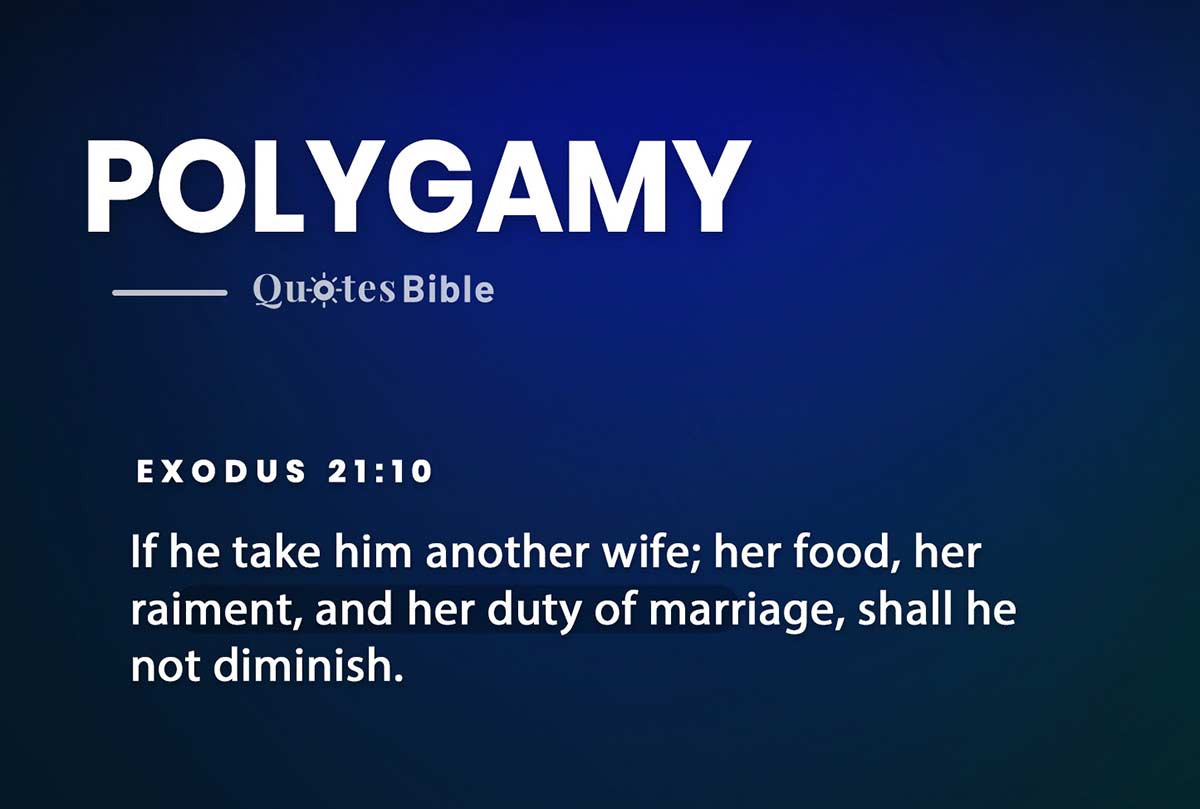 polygamy bible verses photo