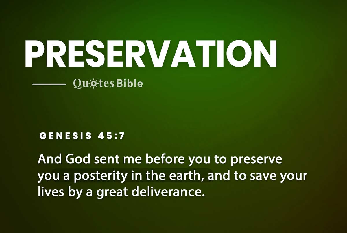 preservation bible verses photo
