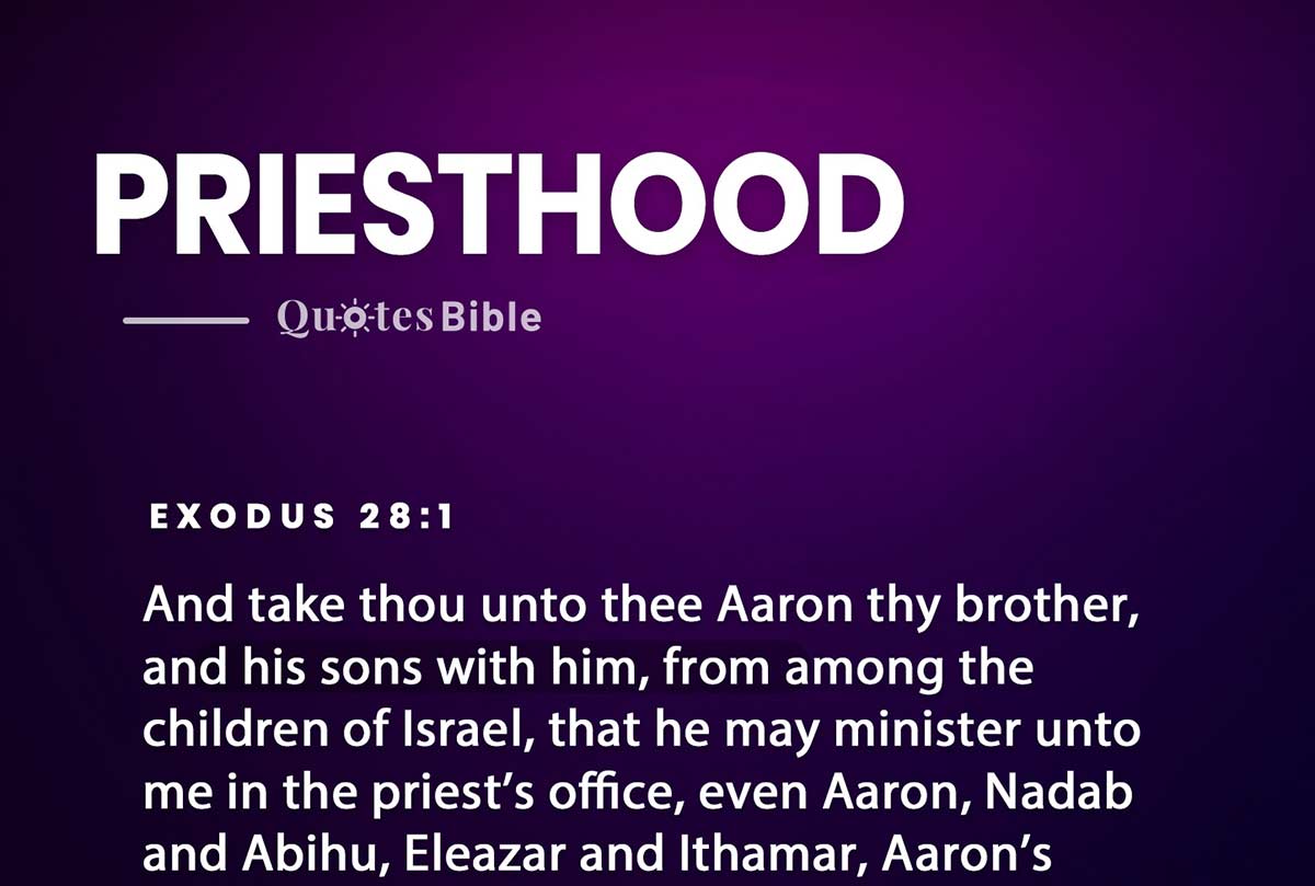 priesthood bible verses photo