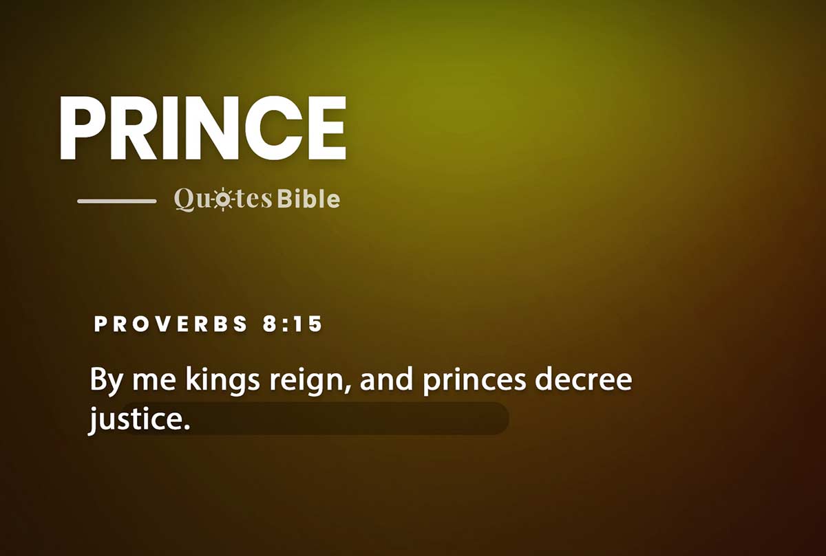 prince bible verses photo