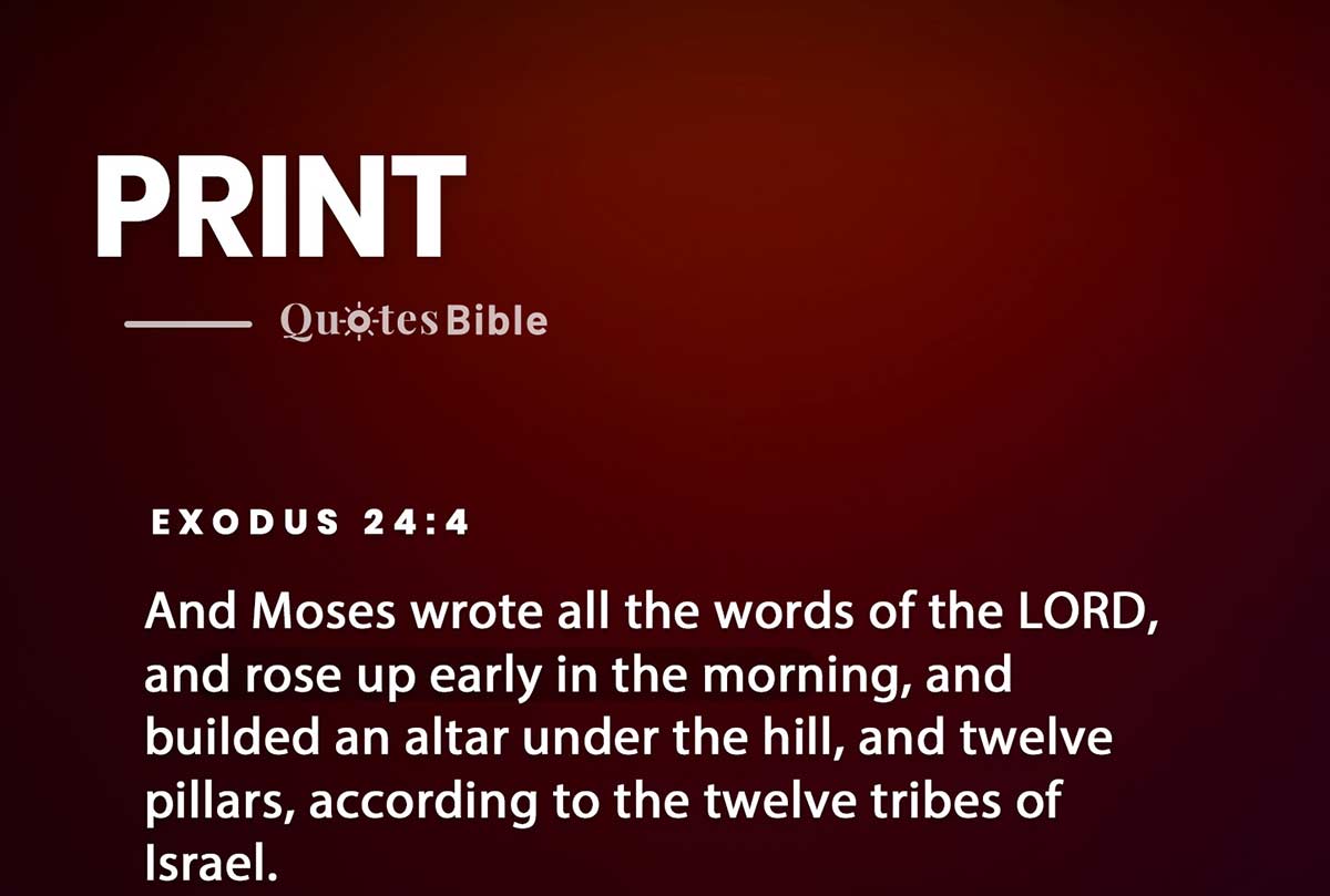 print bible verses photo