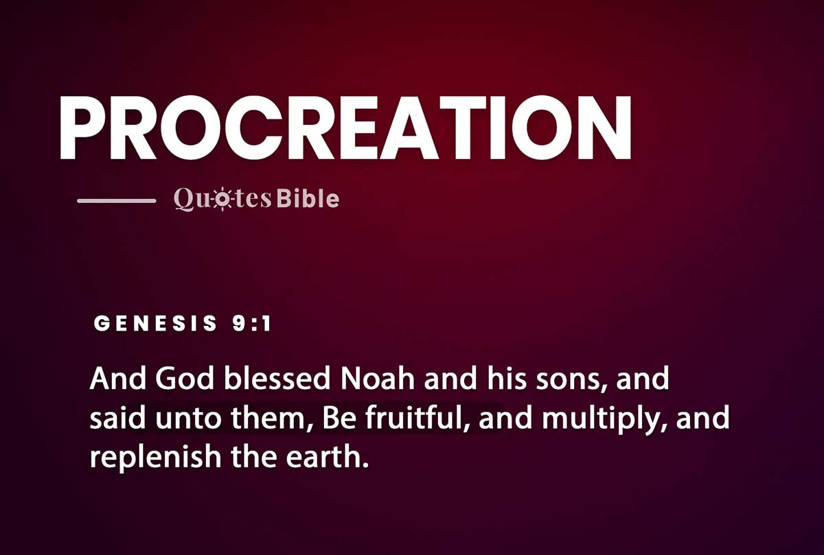 procreation bible verses photo