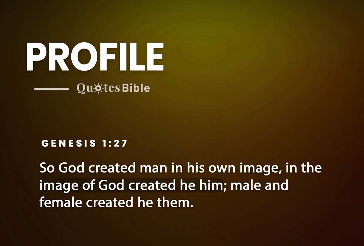 profile bible verses photo