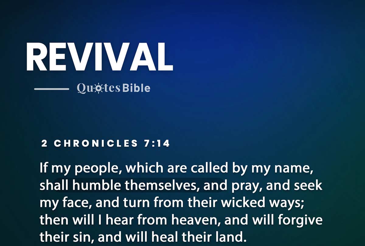 revival bible verses photo
