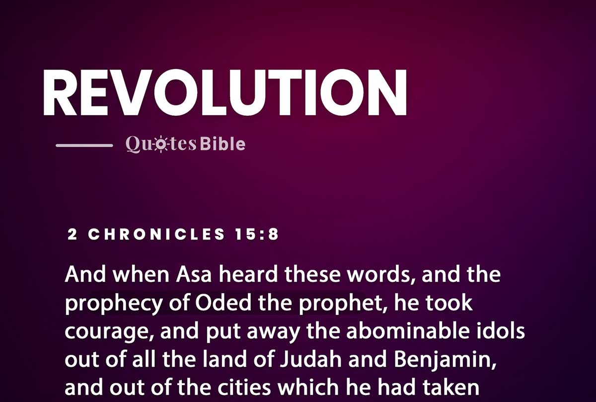 revolution bible verses photo