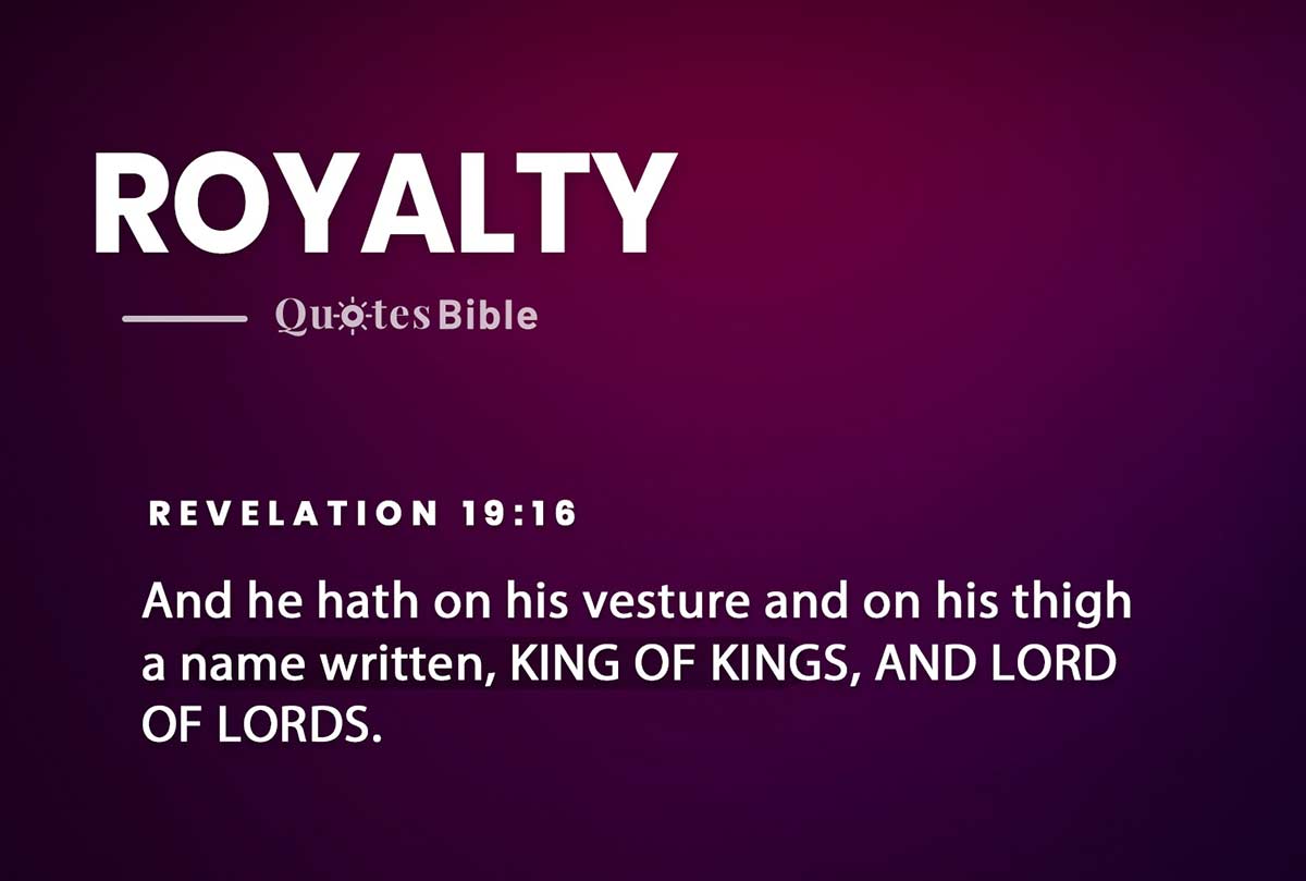 royalty bible verses photo