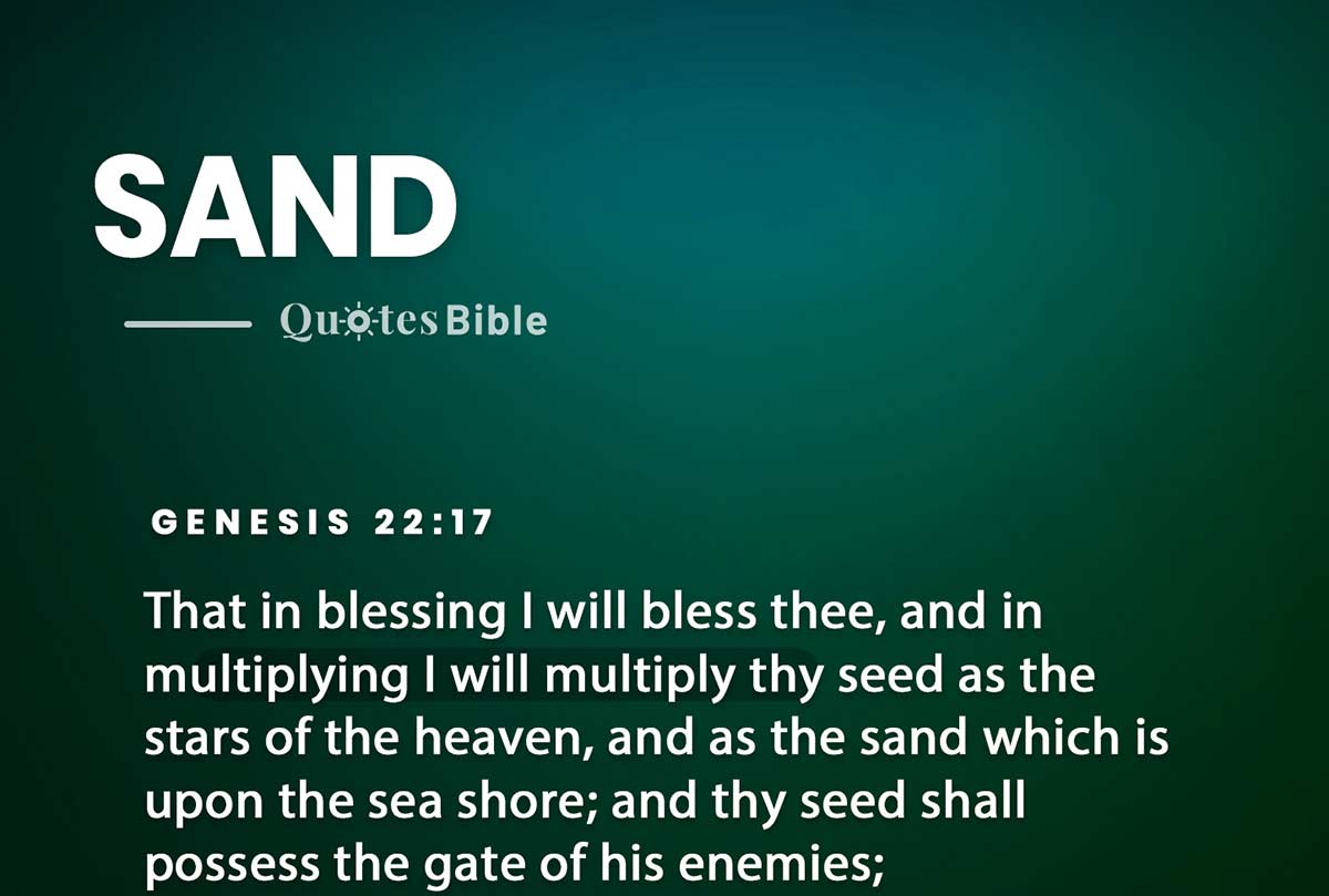 sand bible verses photo