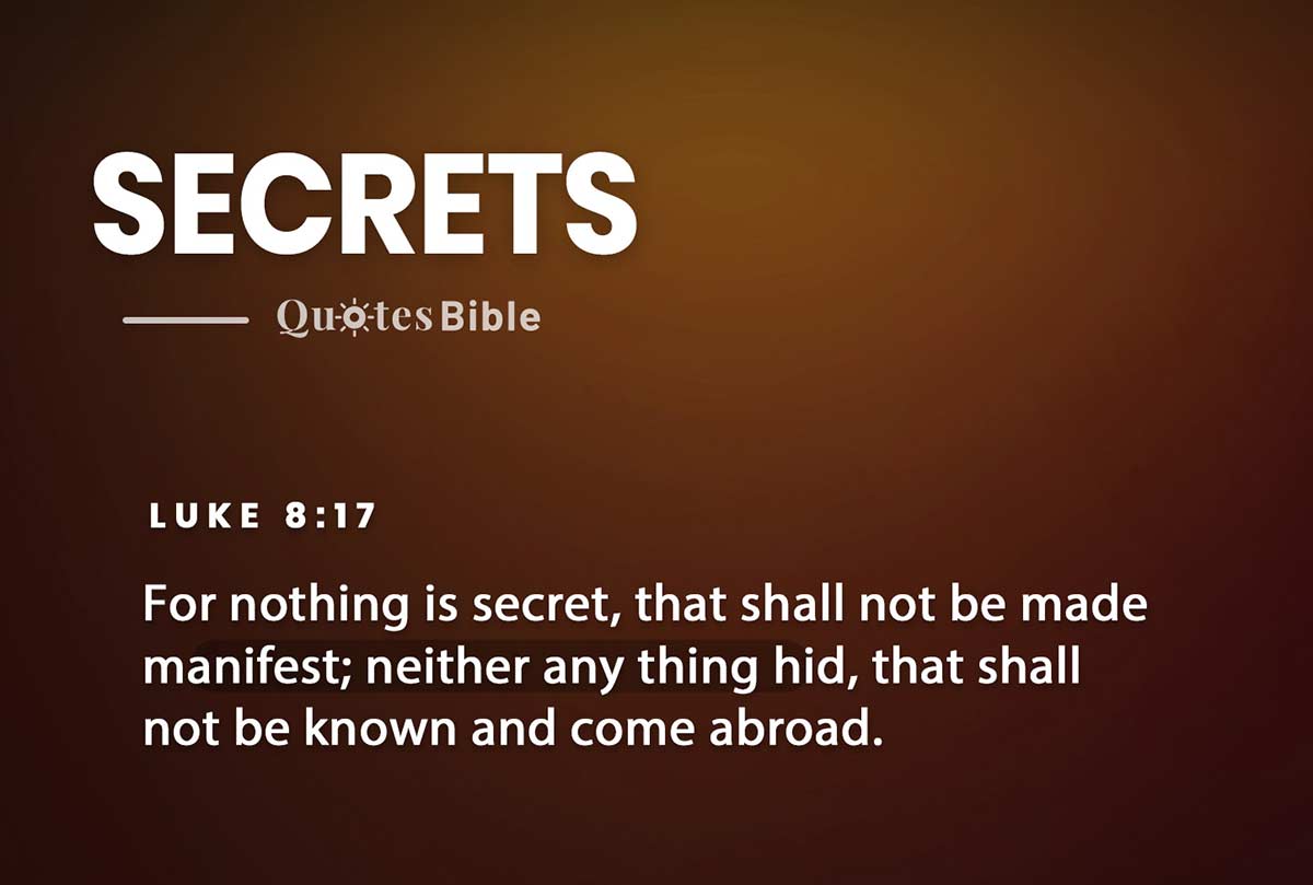 secrets bible verses photo