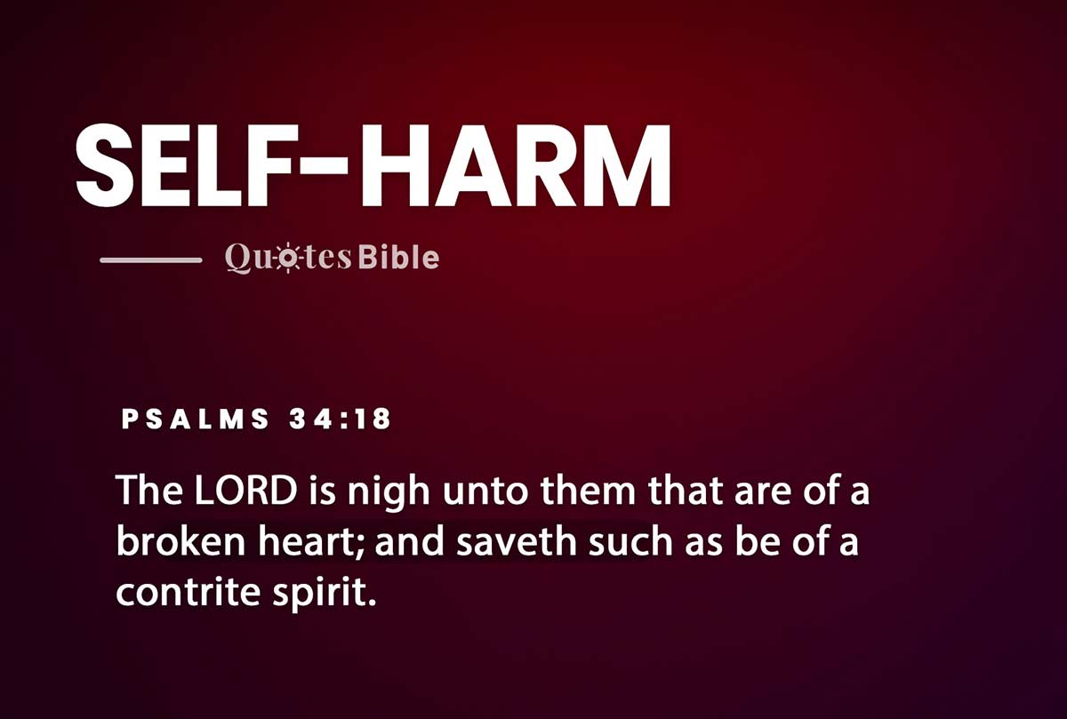 self-harm bible verses photo