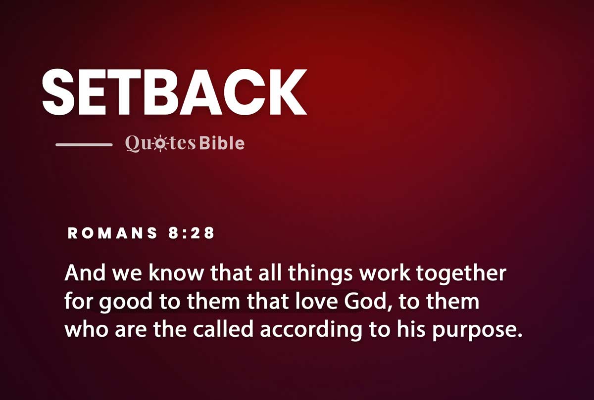 setback bible verses photo