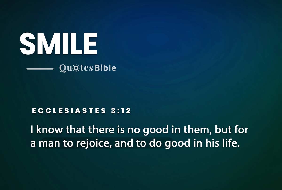 smile bible verses photo
