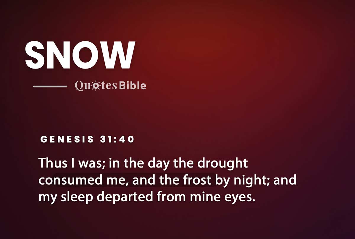 snow bible verses photo