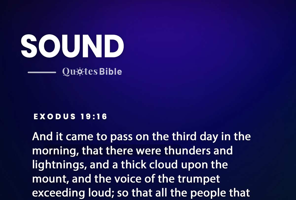 sound bible verses photo