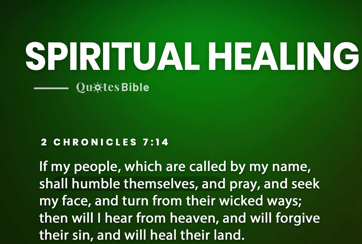 spiritual healing bible verses photo