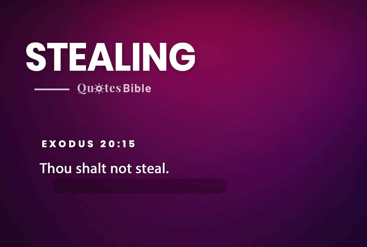 stealing bible verses photo