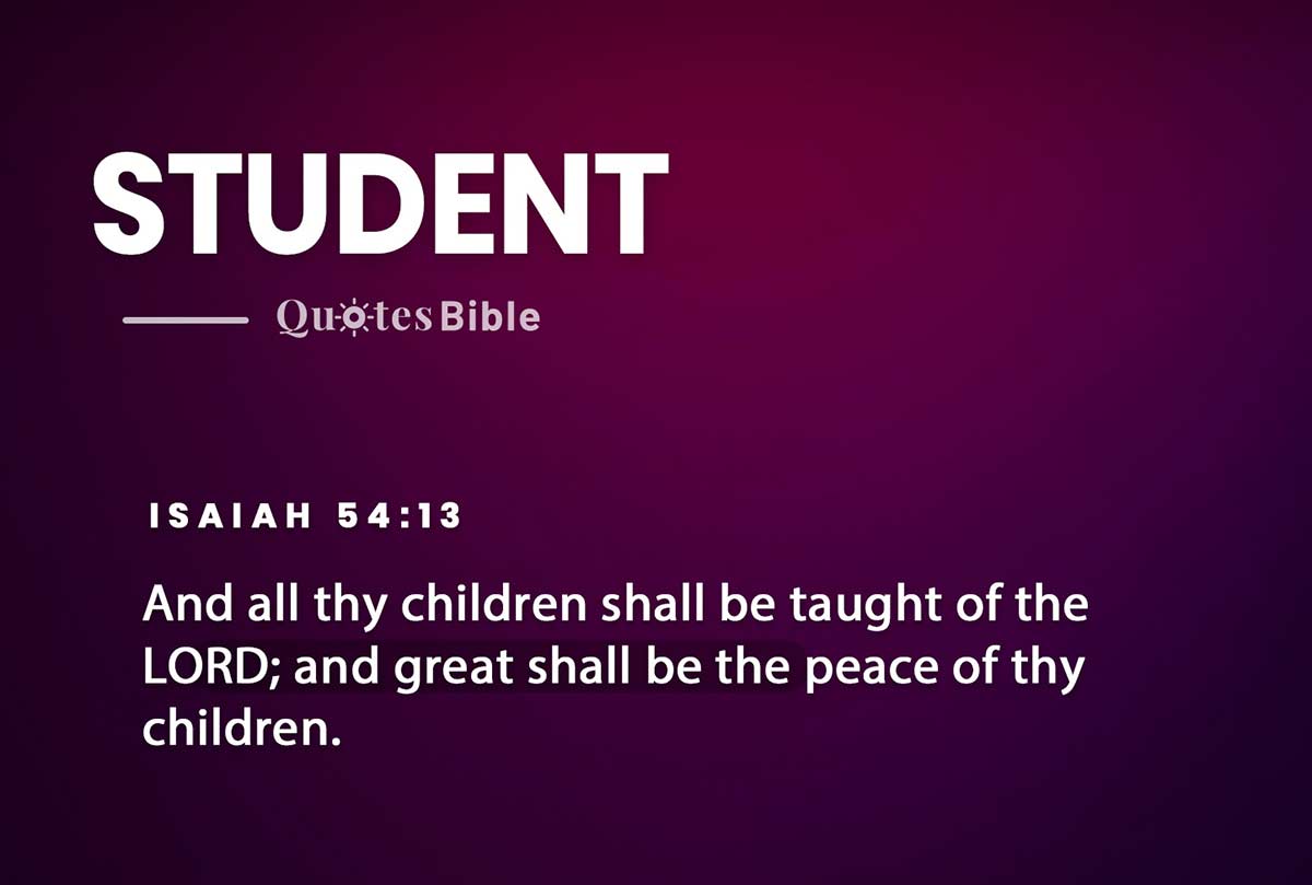 student bible verses photo