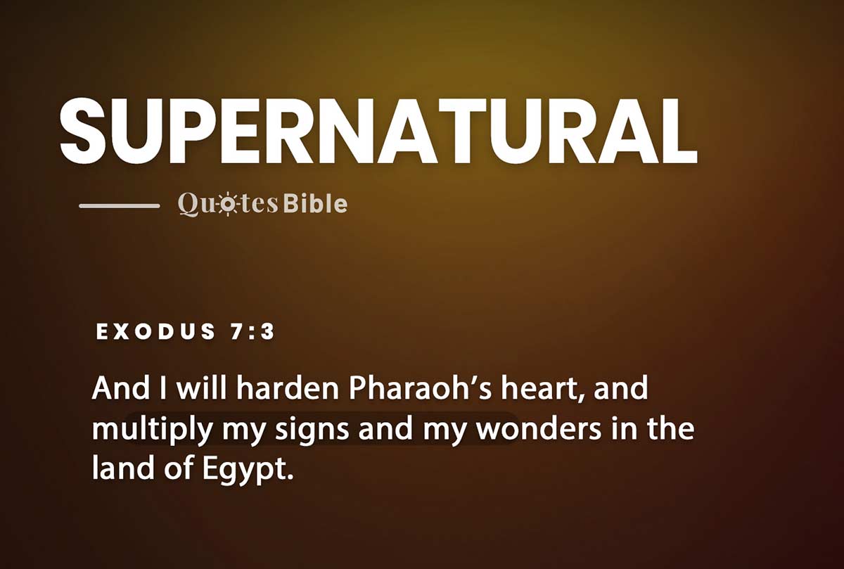 supernatural bible verses photo