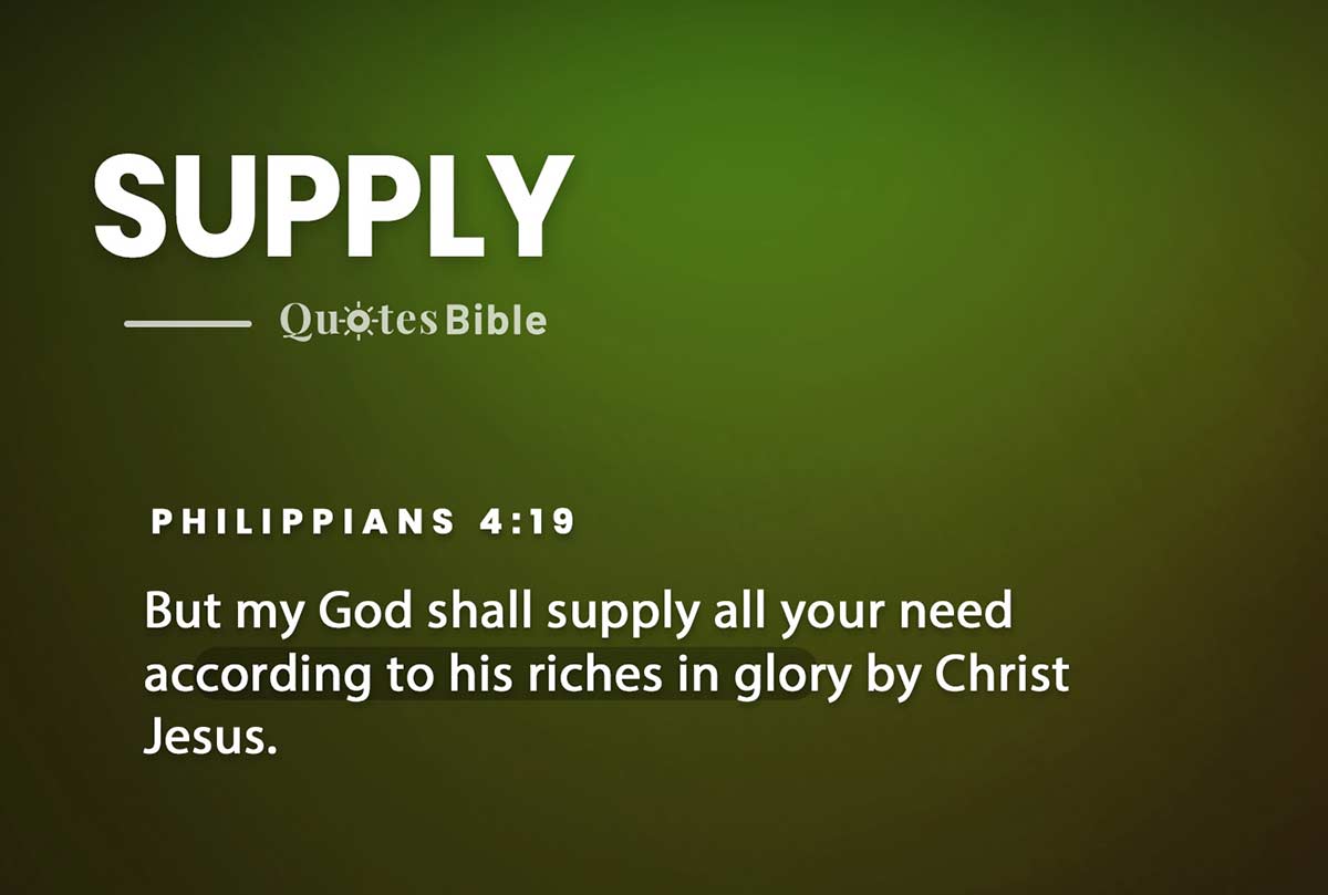 supply bible verses photo