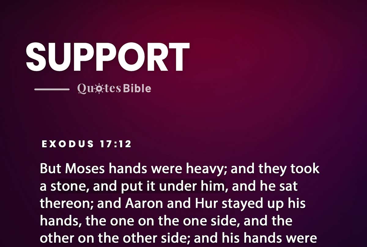 support bible verses photo