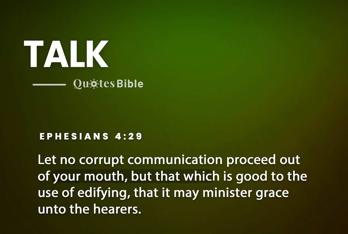 talk bible verses photo