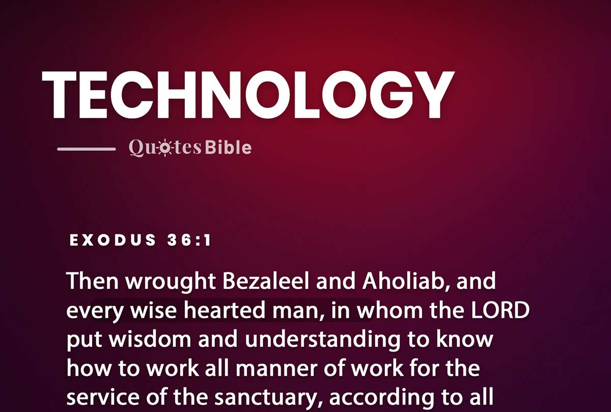 technology bible verses photo