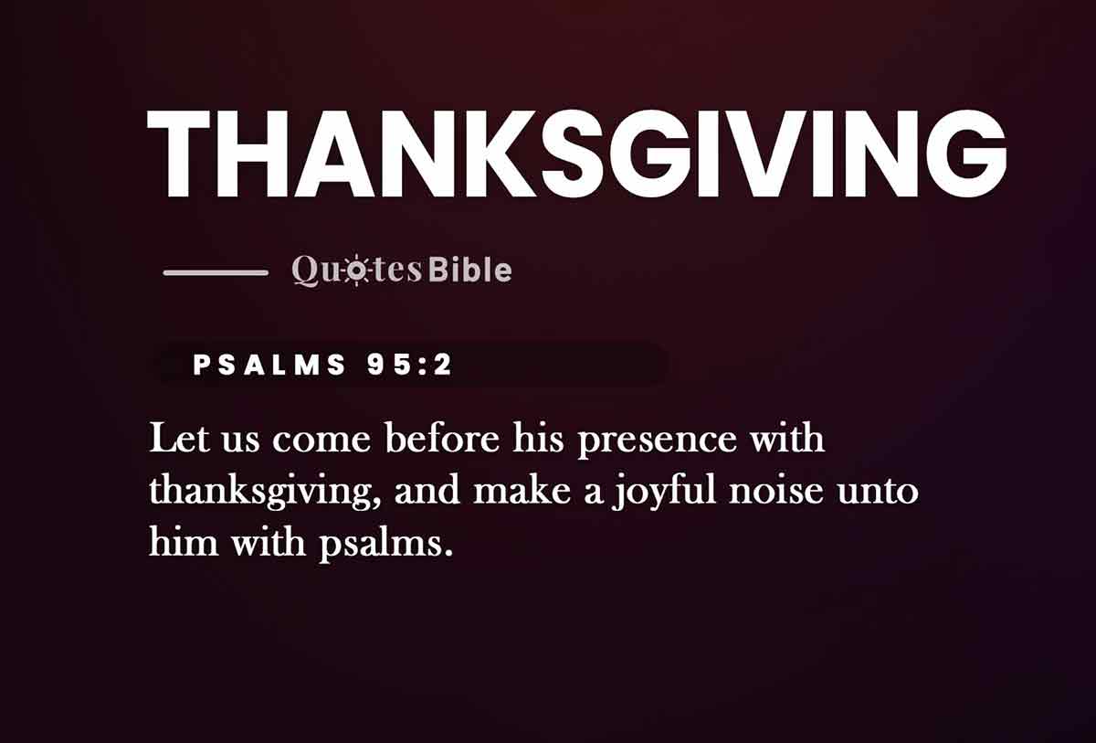 thanksgiving bible verses photo