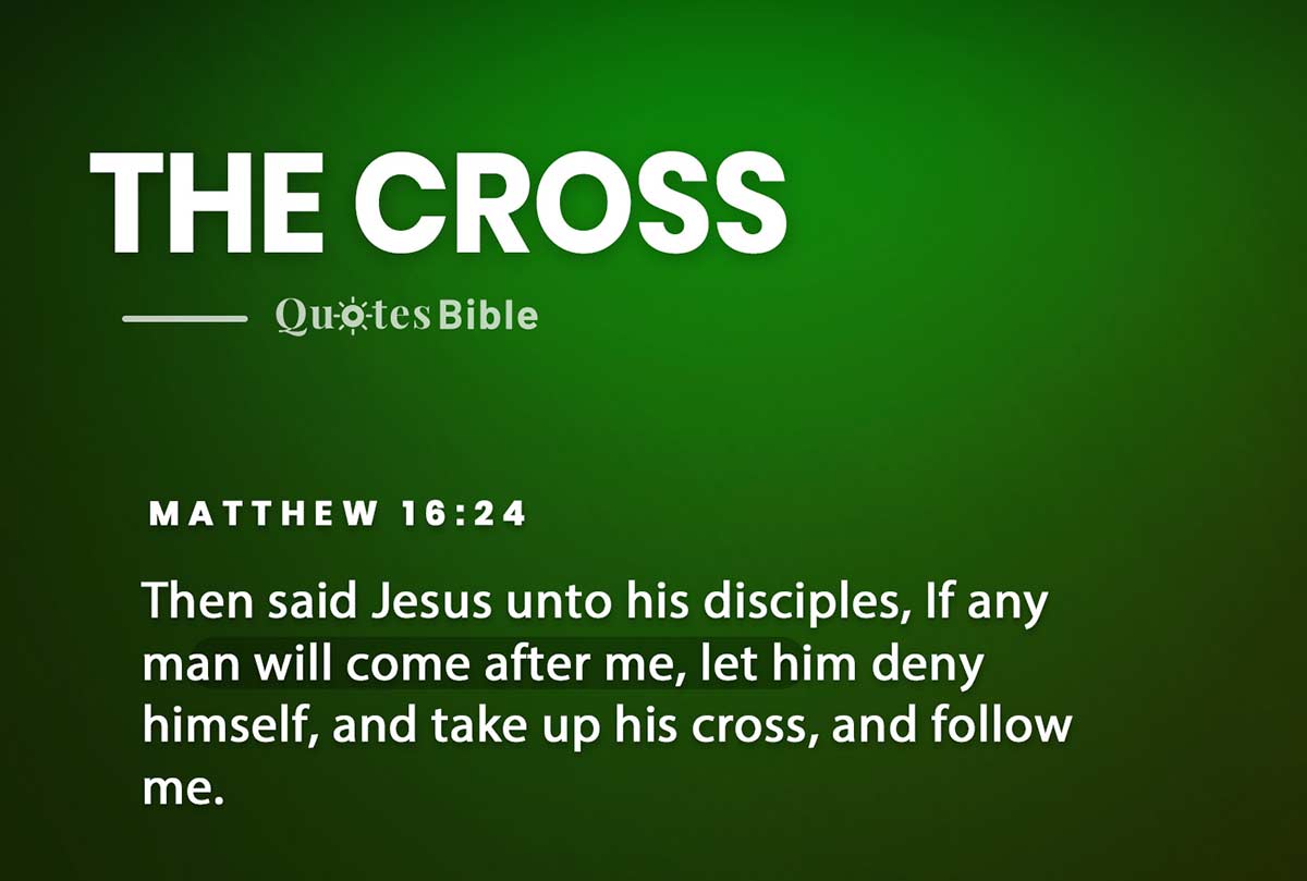 the cross bible verses photo