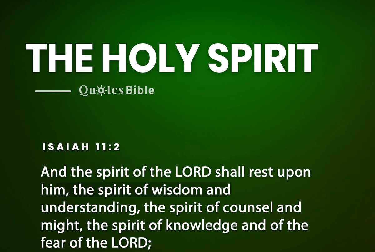 the holy spirit bible verses photo