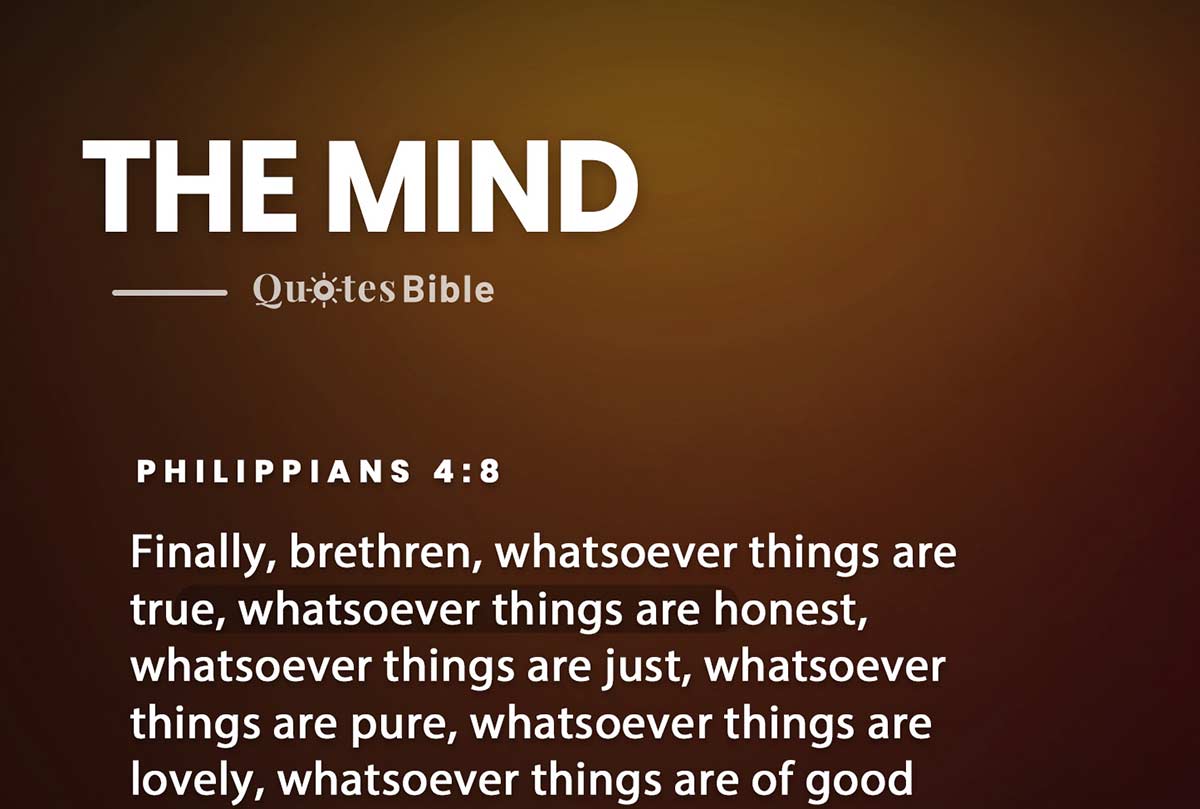 the mind bible verses photo