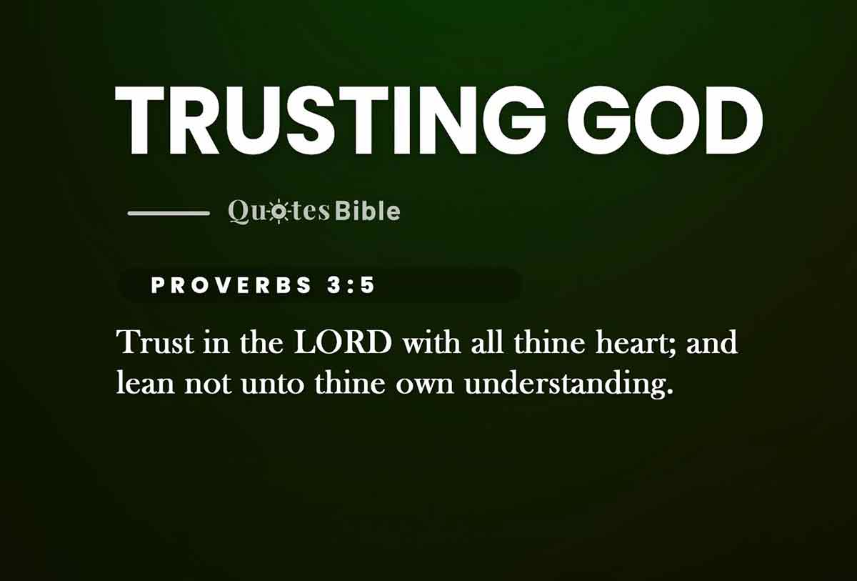 trusting god bible verses photo