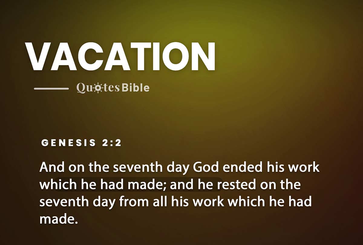 vacation bible verses photo