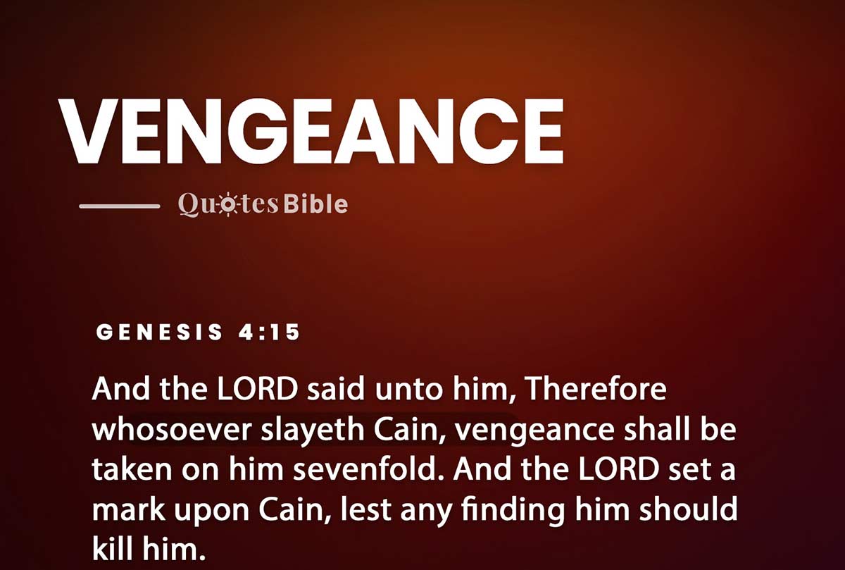 vengeance bible verses photo
