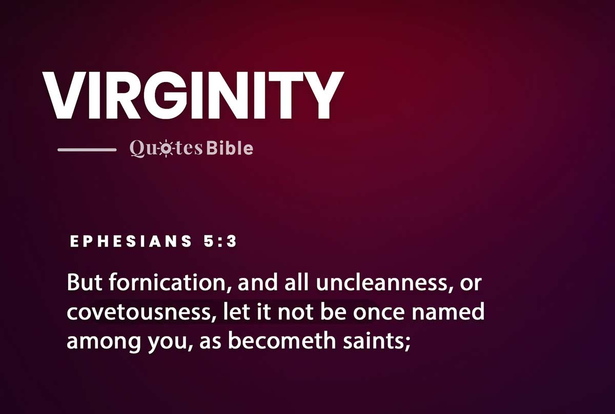virginity bible verses photo