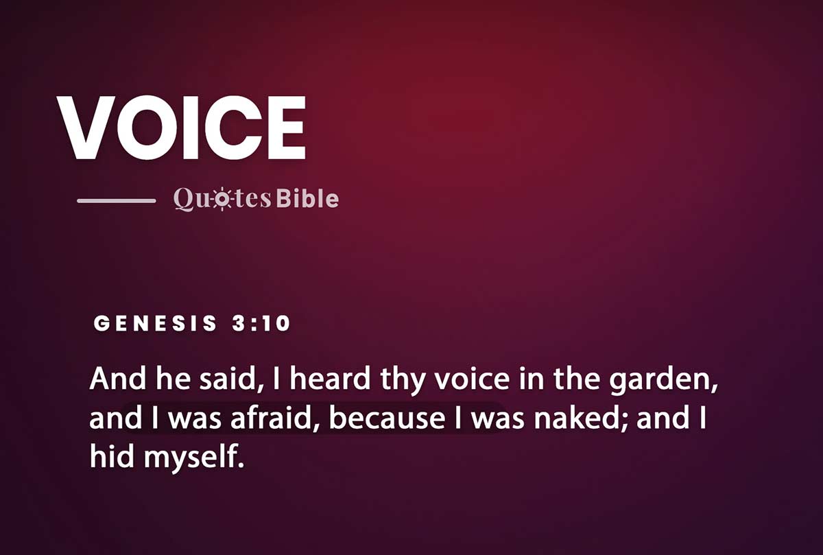 voice bible verses photo