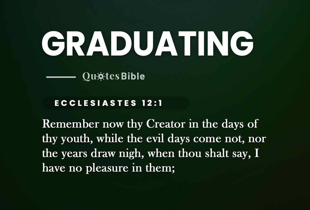 graduating bible verses photo