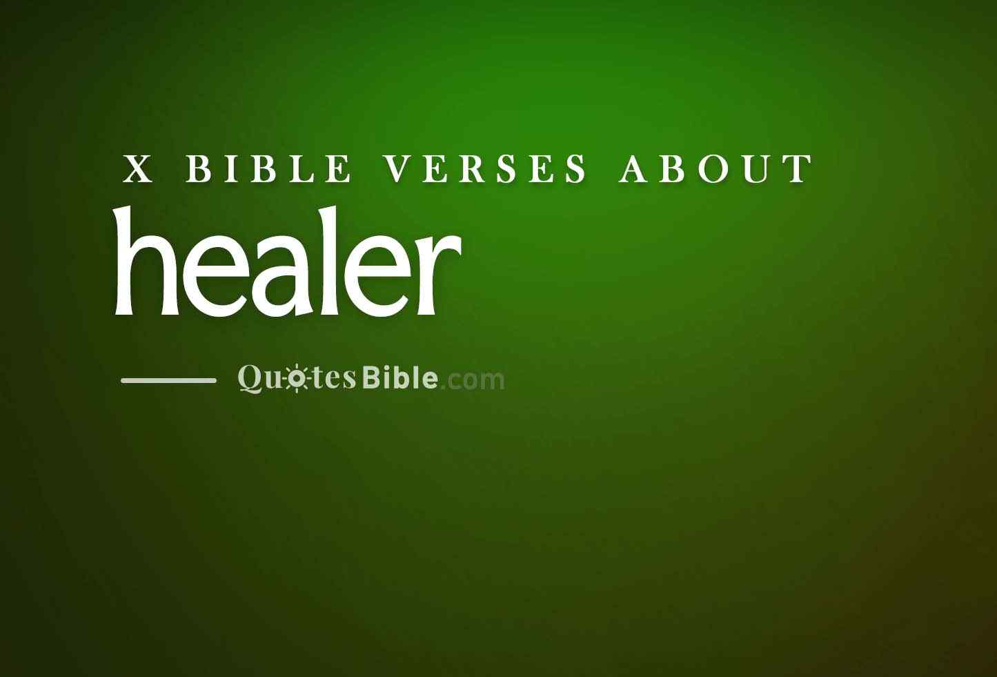 healer bible verses photo