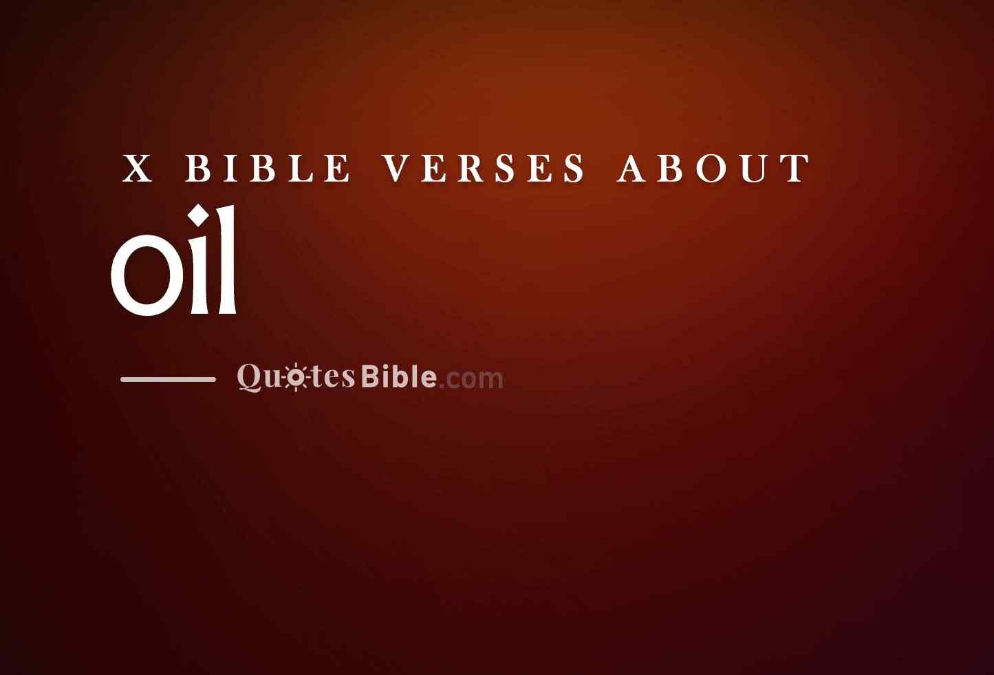 oil bible verses photo