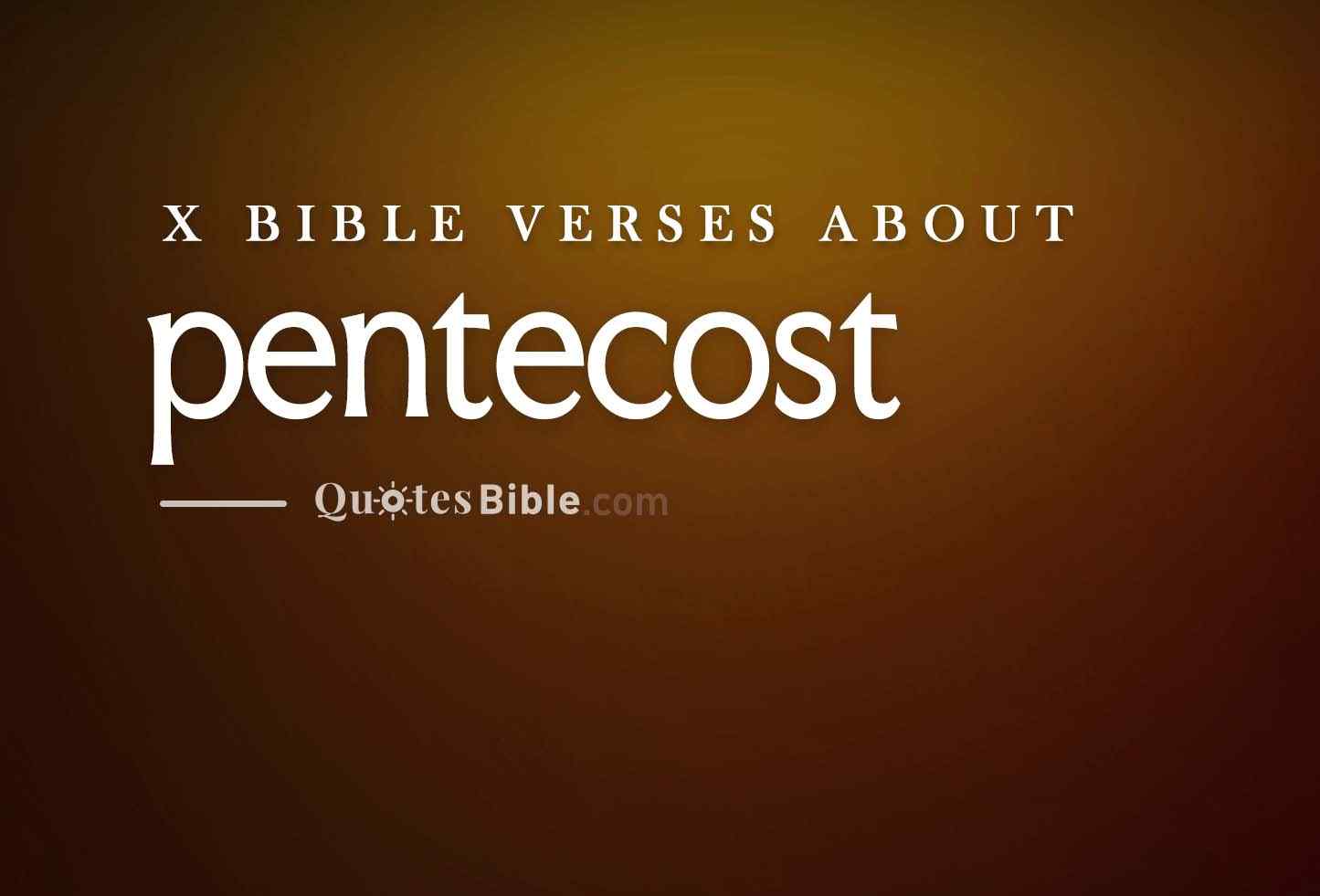pentecost bible verses photo