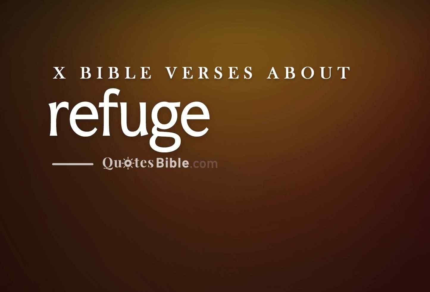 refuge bible verses photo