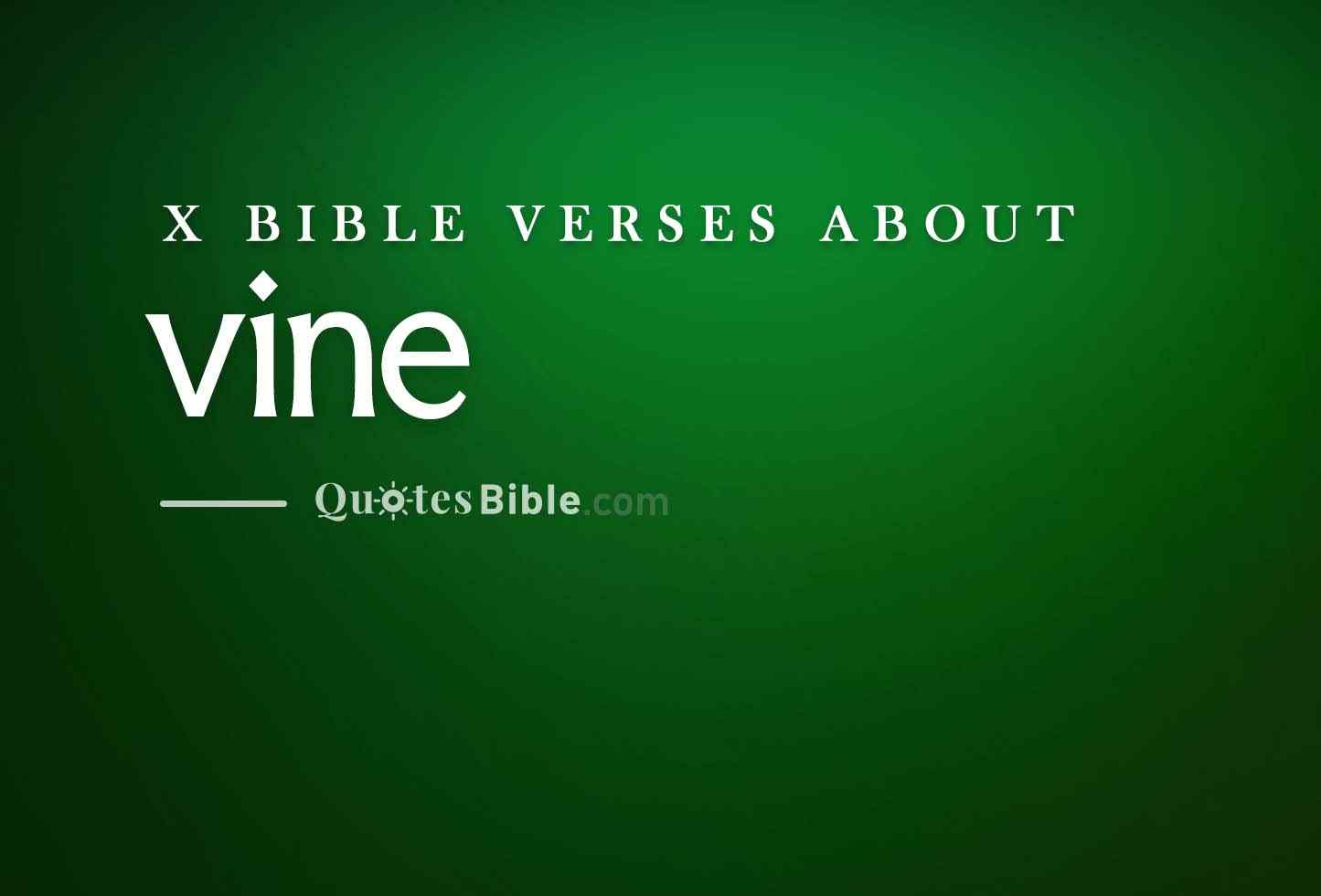 vine bible verses photo